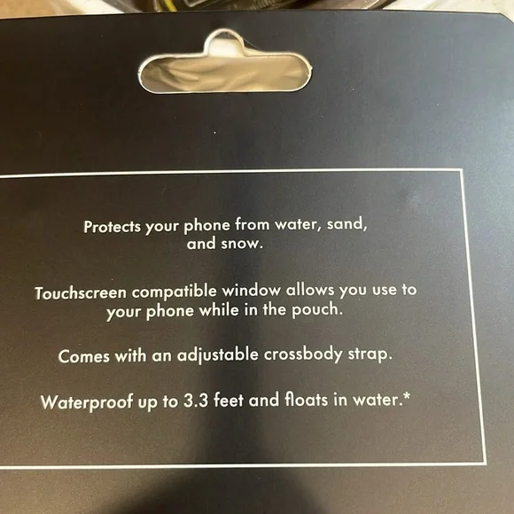 Kate Spade NIB Waterproof Leopard Phone Pouch - Black, Tan, White - Picture 12 of 12